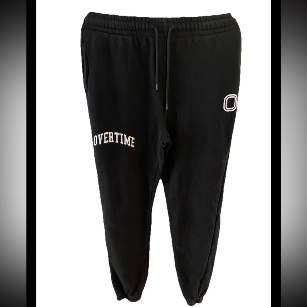 Overtime basketball varsity Jogger Sweatpants black men’s medium